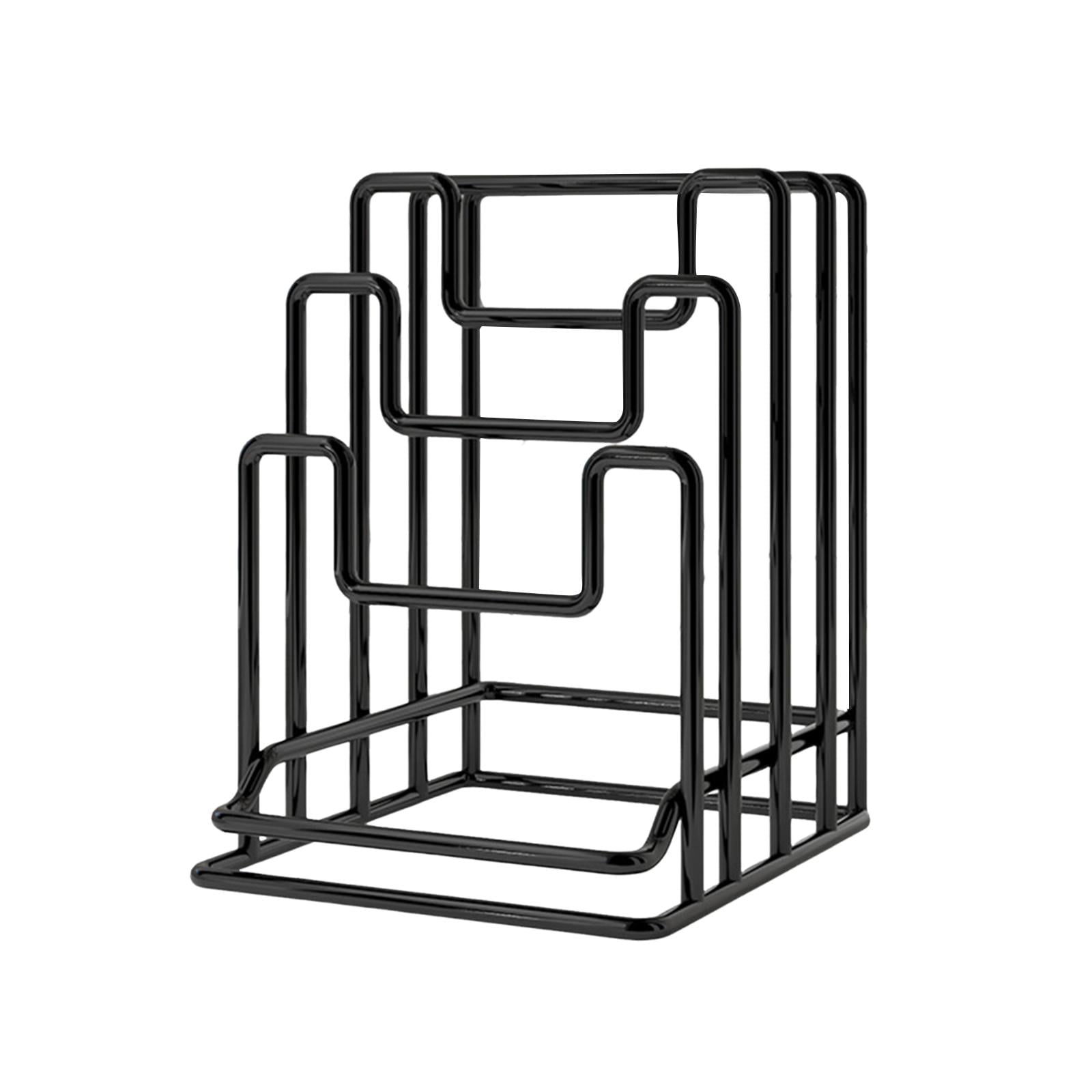 Magideal - Soporte Para Tabla De Cortar, Soporte, Independiente, Soporte Metálico Para Utensilios De Cocina, Soporte Para Tapa De Sartén Para Encimeras De Cocina