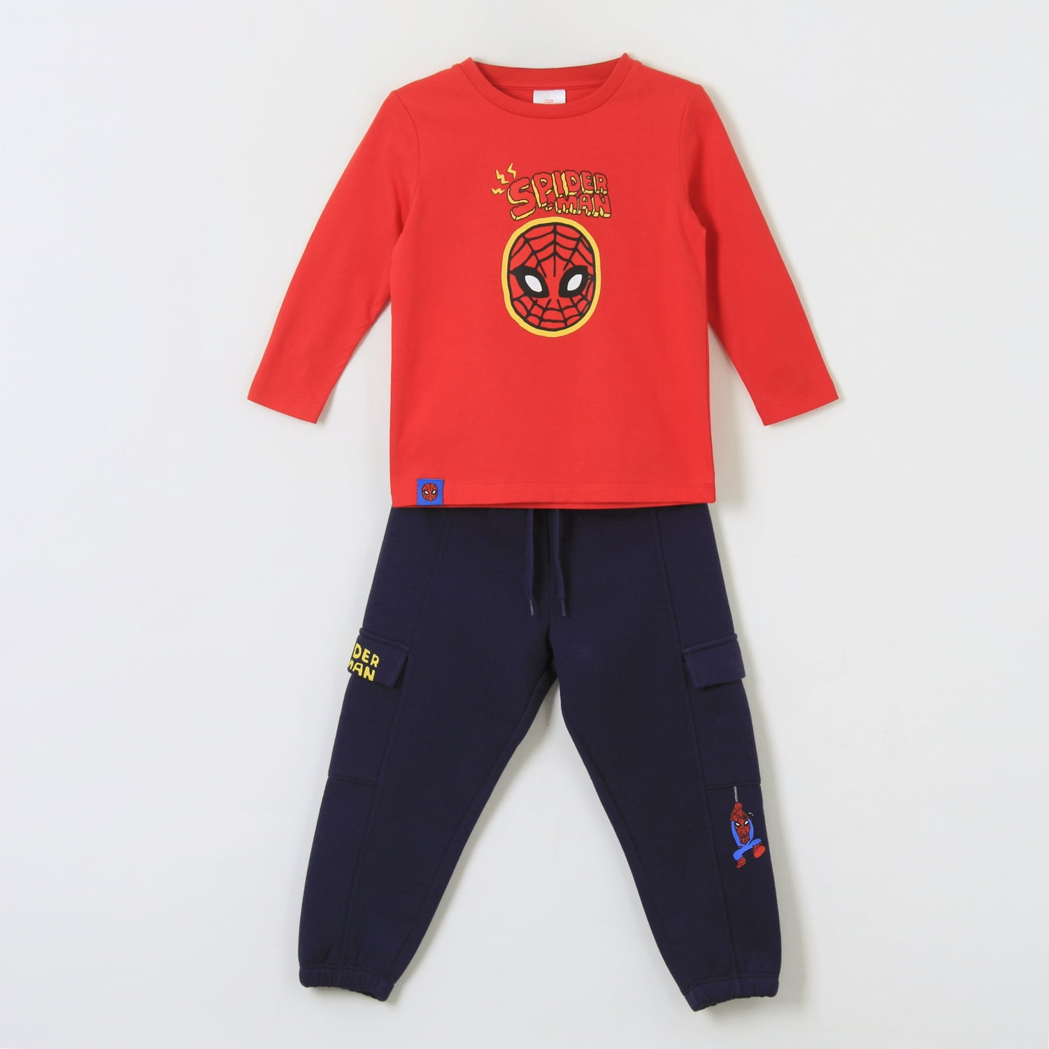 Conjunto Niño Spiderman Face Rojo Marvel