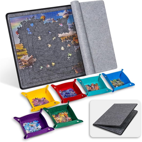 Tablero Puzzle Becko US 1000 Piezas Plegable 6 Bandejas
