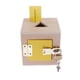 thumbnail image 1 of Montessori Toys Kids Educación Temprana Material didáctico Cubo Juguete de madera Amarillo, 1 of 3