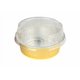 thumbnail image 1 of Bandeja para hornear KitchenDance desechable de aluminio, 150 ml con tapa, 100 unidades, 1 of 9