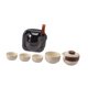 thumbnail image 1 of Juego De Té Portátil Con Estuche, Tetera De Kungfú Chino De Cerámica, Tazas De Té Para Viaje, Juego De Cuatro Tazas, 1 of 3