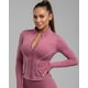 thumbnail image 3 of Chaqueta Deportiva Mujer Compresión Gym Fitness Entrenamiento con Líneas Blancas, 3 of 4
