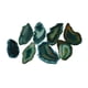 thumbnail image 4 of 1 pieza de forma irregular de ágata cuarzo rebanada colgante encantos joyas verde, 4 of 5
