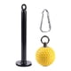 thumbnail image 4 of Dispositivo de ejercicio con pelota de tracción, agarres de sujeción, muñeca y antebrazo, con peso ajustable, para entrenamiento de fuerza, espalda, b Varilla fina de 7 cm, 4 of 5