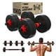 thumbnail image 1 of Set Mancuernas Y Barra Unibles 15kg Fitness Pesas Ajustables, 1 of 10