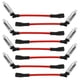 thumbnail image 2 of Cables de encendido para bujías de 10,2 mm compatibles con Suburban Corvette Silverado 1500-2500 99-06 LS1 VORTEC 4,8 L, 5,3 L y 6 L V8 (rojo, paquete de 8), 2 of 7