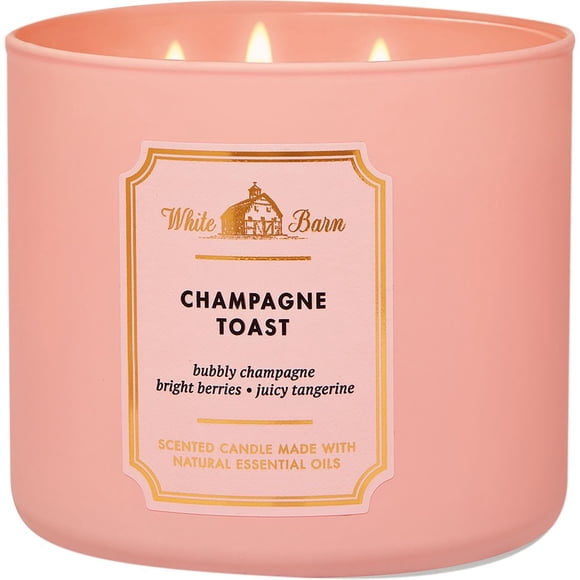 Brindis con champán Candle White Barn Bath and Body Works, 430 ml