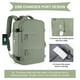 thumbnail image 3 of Mochila de viaje coowoz Large-L impermeable para mujer/hombre gris, 3 of 3