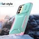 thumbnail image 3 of Funda Resistente para Samsung Galaxy A25 5G con Tapa Deslizante y Protección Militar Verde, 3 of 6