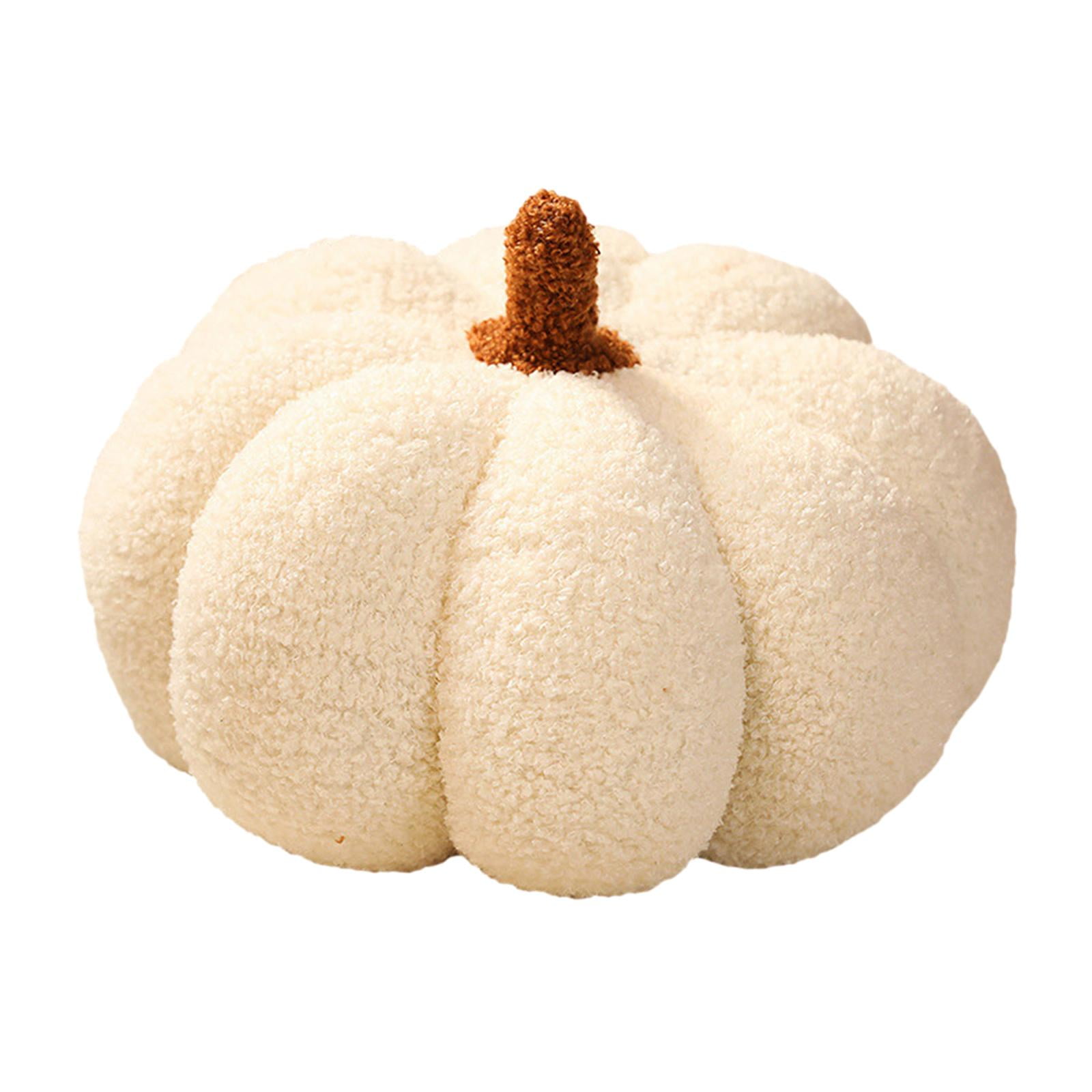 Bothyi - Almohadas De Calabaza De Halloween, Cojín Decorativo De Felpa Para Sofá, Para Coche, Dormitorio, Sofá, Color Blanco
