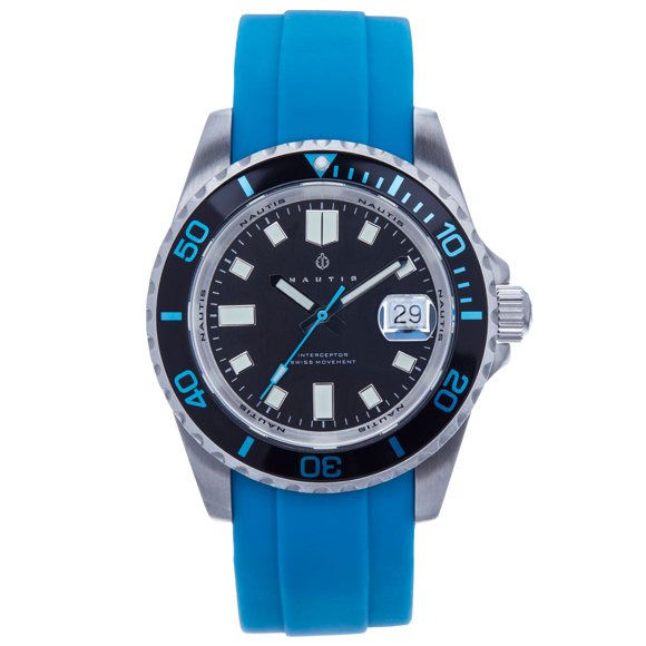 Reloj Nautis Interceptor con correas intercambiables - Azul claro