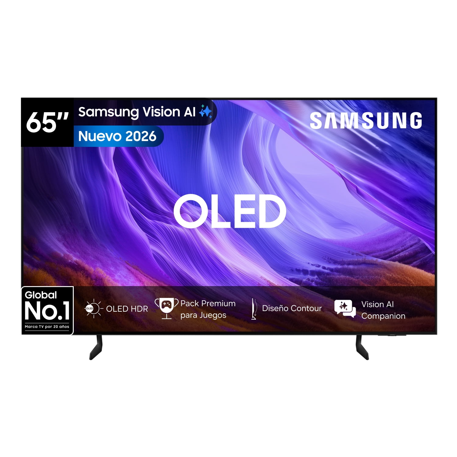 65" Oled S85h 4k Samsung Vision Ai Smart Tv 2026