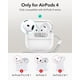 thumbnail image 2 of Funda ESR para AirPods 4 compatible con AirPods 4 Gen 2024 blanca, 2 of 9