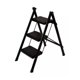 thumbnail image 1 of Escalera Banqueta Plegable 3 Escalones Tijera Aluminio Color Negro, 1 of 3