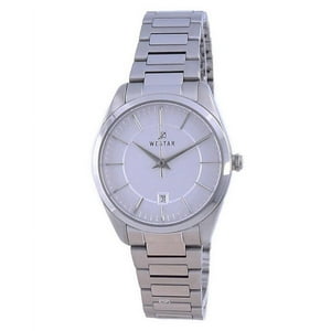 Reloj Westar Silver Dial Stainless Steel Quartz 40213 Stn 107 Women'S Watch