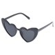 thumbnail image 2 of Gafas De Sol En Forma De Corazón Gafas De Fiesta Para Mujer Gafas Moda Tonos Negro, 2 of 5