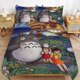 thumbnail image 1 of Totoro Comforter Set 3 Pieces Quilt Cover Set Soft Bedding Sets for All Seasons, 1 of 5