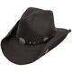 thumbnail image 1 of Sombrero Stetson Roxbury de Cuero Negro – Talla Grande, 1 of 1