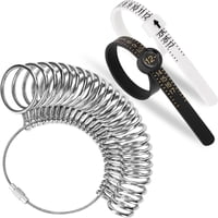 Kit De Herramientas De Medición Ring Sizer Ryoeikt De Acero Inoxidable Mejorado