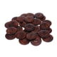 thumbnail image 2 of 30 Piezas 4 Agujeros Planos Botones de madera Costura Ropa Accesorios Café oscuro, 2 of 5