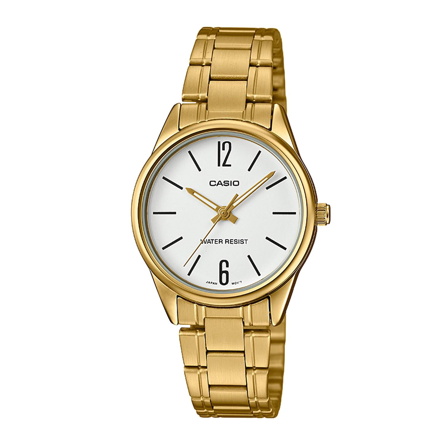 Reloj Casio Ltp-v005g-7budf Acero Mujer Dorado Dorado