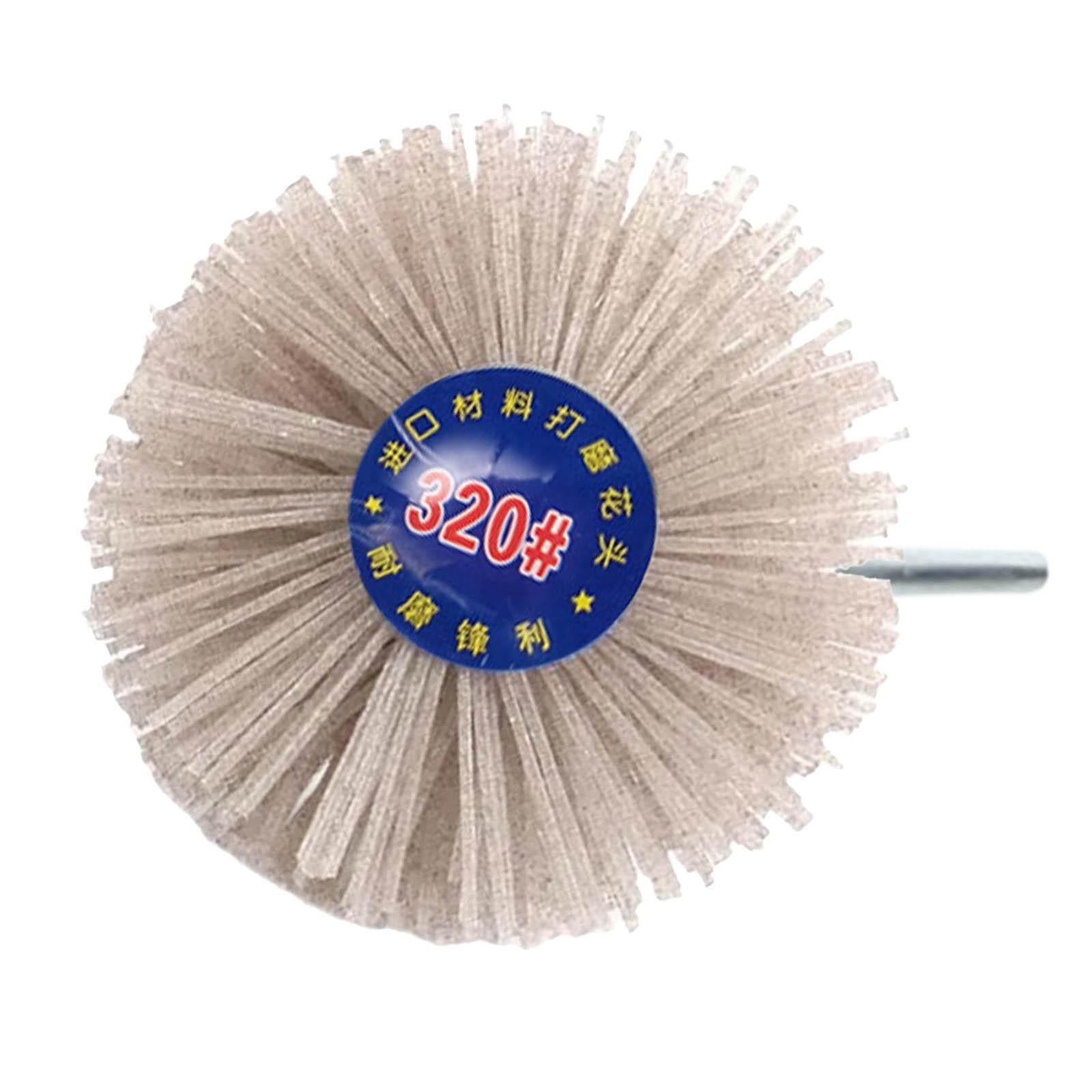 Magideal - Cepillo De Rueda De Para Pulir Carpintería, Cepillo De Alambre, De Cepillo De Copa De Rueda, Herramientas Rotativas, Cepillo De Pulido De Grano 320