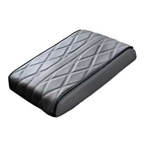Ioensy - Cojín Para Reposabrazos De Coche, Funda Suave Para Reposabrazos Para Vehículos, Color Gris Pequeño