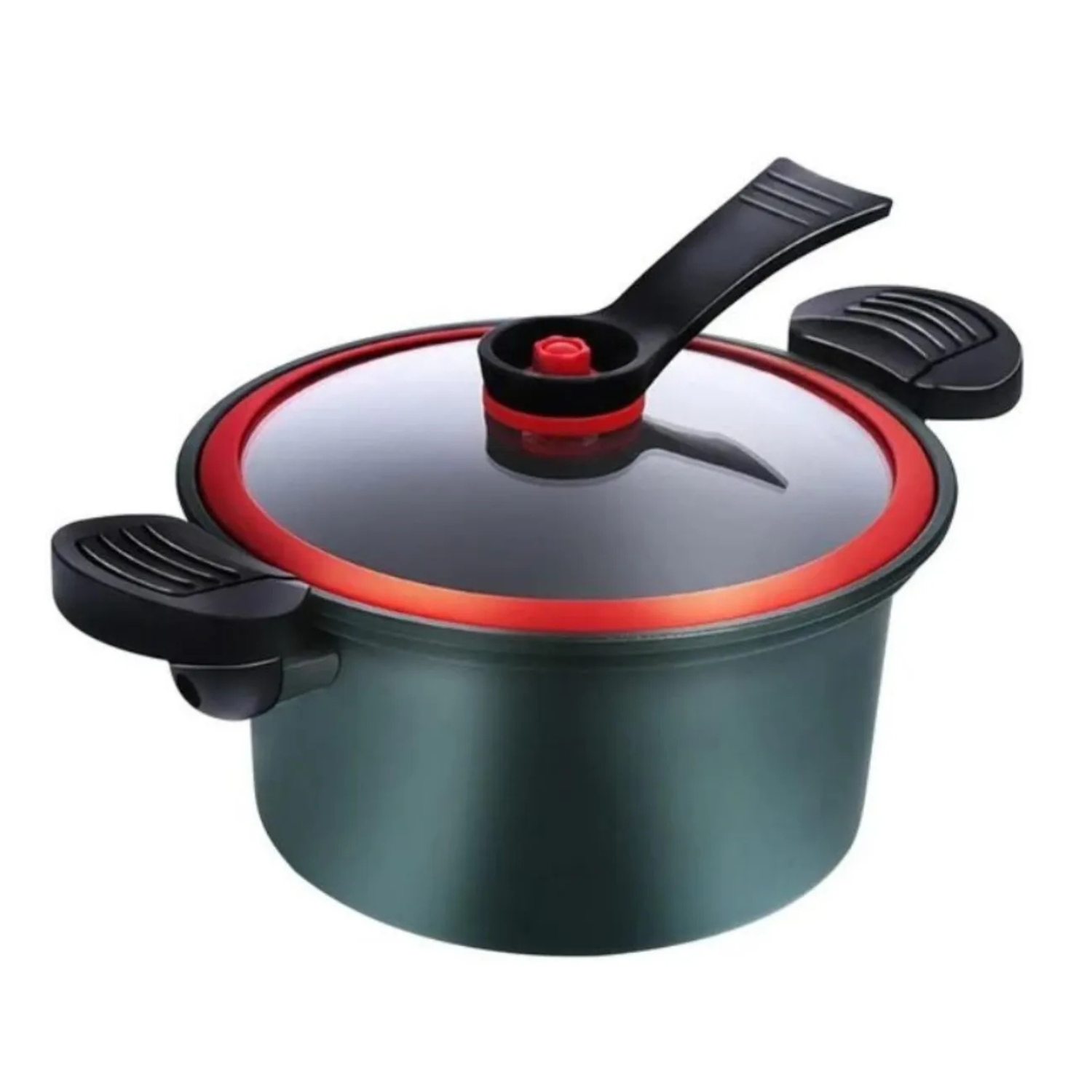 Genérico - Mini Olla A Presión Olla De Cocción Lenta Cocina 22Cm Color Verde