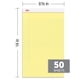 thumbnail image 4 of Blocs de notas perforados, 8 1/2 x 14 pulgadas, con rayas, 50 hojas, color canario, 12 paquetes, 4 of 6