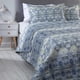 thumbnail image 2 of Cubrecama Estampado 2.5 Plazas Azul, 2 of 2