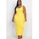 thumbnail image 1 of Vestido Largo Básico Liso De Talla Grande, 1 of 2