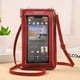 thumbnail image 1 of Fashion PU Leather Touch Screen Mobile Phone Bag For Iphone 15 14 13 11 12 Pro Max X XR XS Max 6 6s 7 8 Plus Case, 1 of 3