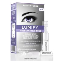 Eye Drops Lumify, Para Aliviar El Enrojecimiento, Sin Conservantes, 20 Ampollas