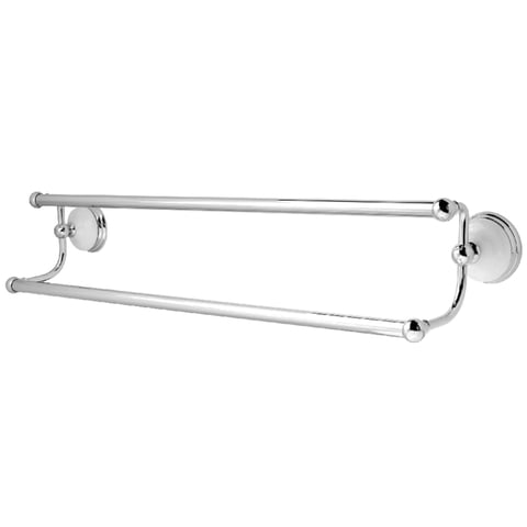 Kingston Brass - Toallero Kingston, Estilo Victoriano, Doble, 60 Cm, Cromo Pulido