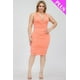 thumbnail image 1 of Vestido Mini Ajustado Fruncido Con Espalda Cruzada Y Escote Pronunciado, 1 of 5