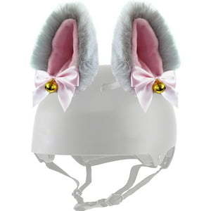 Veat00L - Decoración De Cascos Con Campanas Para Orejas De Gato, Orejas De Peluche, Accesorios De Pegatinas Para Cascos De Bicicleta, Motocicletas, Decoración De Cascos, Sin Casco