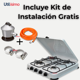 thumbnail image 5 of Cocina Encimera a Gas Licuado 4 Platos + KIT de Instalación Cocinilla Blanco, 5 of 7
