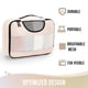 thumbnail image 4 of Set Packing Cubes Veken de 8 unidades para equipaje con neceser, color crema, 4 of 6