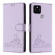 thumbnail image 5 of Funda tipo cartera FOXDOCK para Google pixel 5 con soporte, ranuras, RFID, diseño de gato, 5 of 5