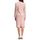 thumbnail image 3 of INSPIRE CHIC Conjunto de Traje de Falda para Mujer 2 Piezas Conjunto de Blazers de Trabajo de Negocios y Faldas Lápiz con Broche L Rosa, 3 of 5
