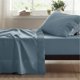 thumbnail image 2 of Juego de sábanas Bedsure Twin Soft de 3 piezas Hotel Luxury Blue, 2 of 7