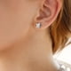 thumbnail image 2 of Aros de plata estrella Mimosa, 2 of 4