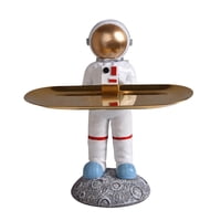 Bothyi - Bandeja De Baratijas De Adorno De Estatua De Astronauta Creativo Para Decoración De Gabinete Estilo D