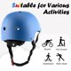 thumbnail image 4 of Casco de bicicleta OUWOER ajustable multideportivo para niños, azul, 4 of 7