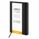 thumbnail image 2 of Libreta Cosida Adetec A5 Negro con Elástico, 2 of 3