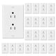 thumbnail image 1 of Enchufe para decoración ThUnderGing, blanco, 15 A/125 V (paquete de 20), 1 of 7