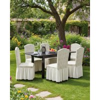 Mylhogar - Juego De 6 Fundas De Silla Tejido 3D