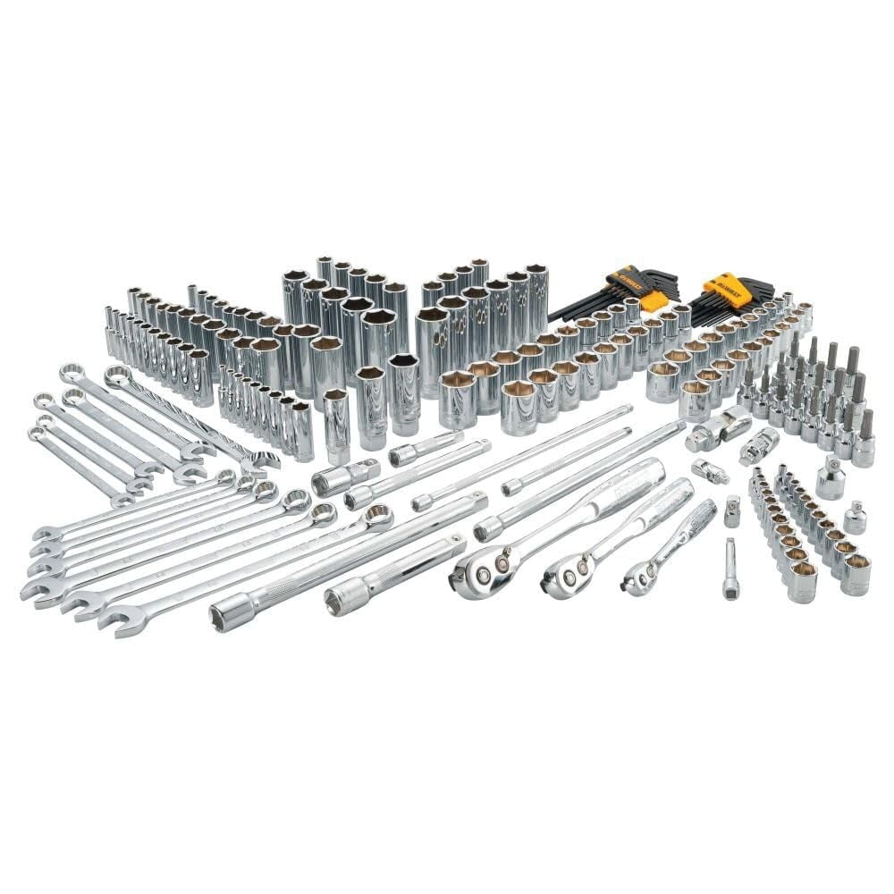 Kit De Herramientas Mecánicas Y Juego De Enchufes Dewalt Dwmt72165, 204 Piezas