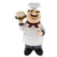 thumbnail image 1 of Chef Italiano En Forma De Adornos De Cocina Resina Cocinero Estatua Tama?o-1, 1 of 5